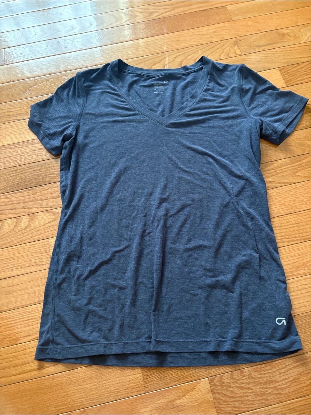 GAP Women's V-Neck Tee - Dark Blue